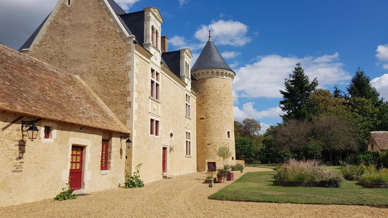 Manoir De La Beuneche - Location Du Manoir Entier Roeze-sur-Sarthe Exteriör bild