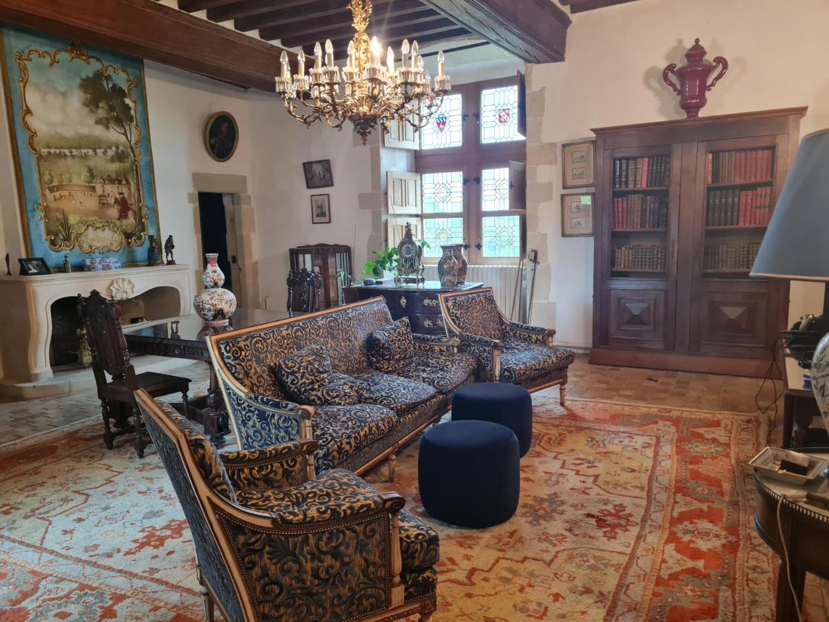 Manoir De La Beuneche - Location Du Manoir Entier Roeze-sur-Sarthe Exteriör bild