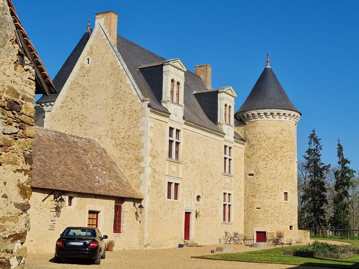 Manoir De La Beuneche - Location Du Manoir Entier Roeze-sur-Sarthe Exteriör bild